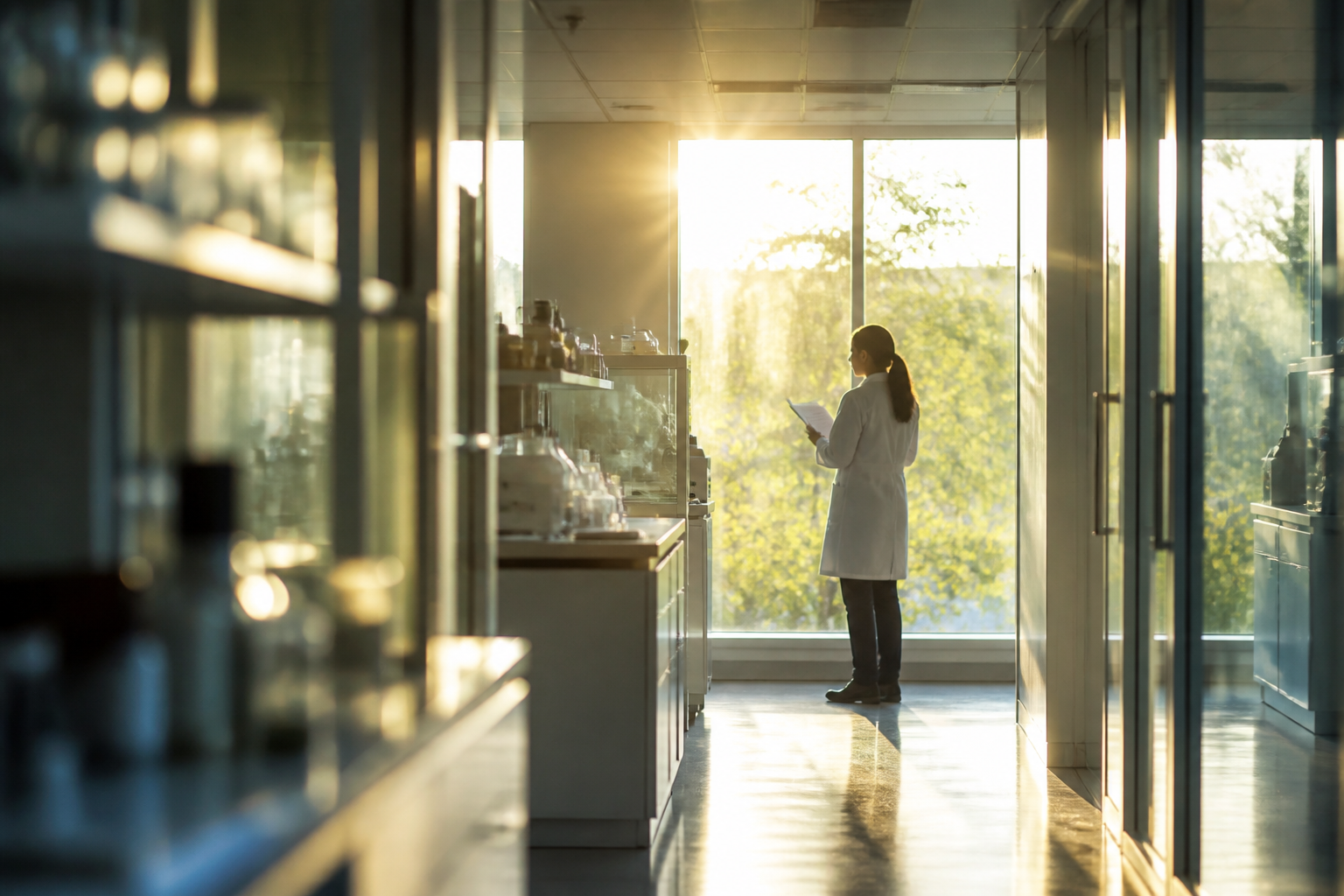Hopeful medical research setting